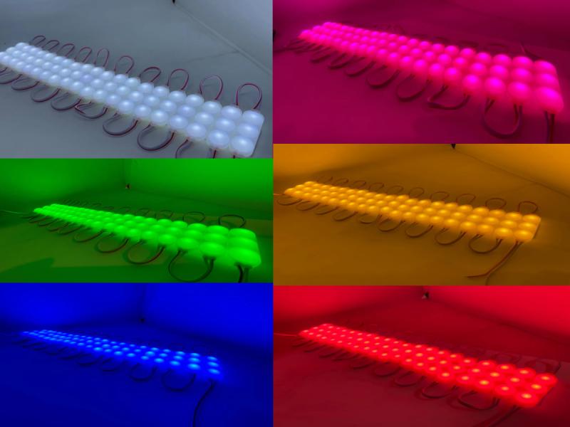 Imagen ilustrativa de MODULOS COB 12V 3 LED SILICONADOS BLANCO Y COLORES